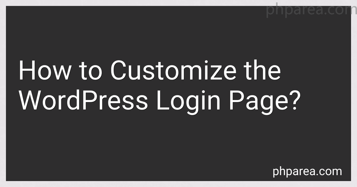 How to Customize the WordPress Login Page? image