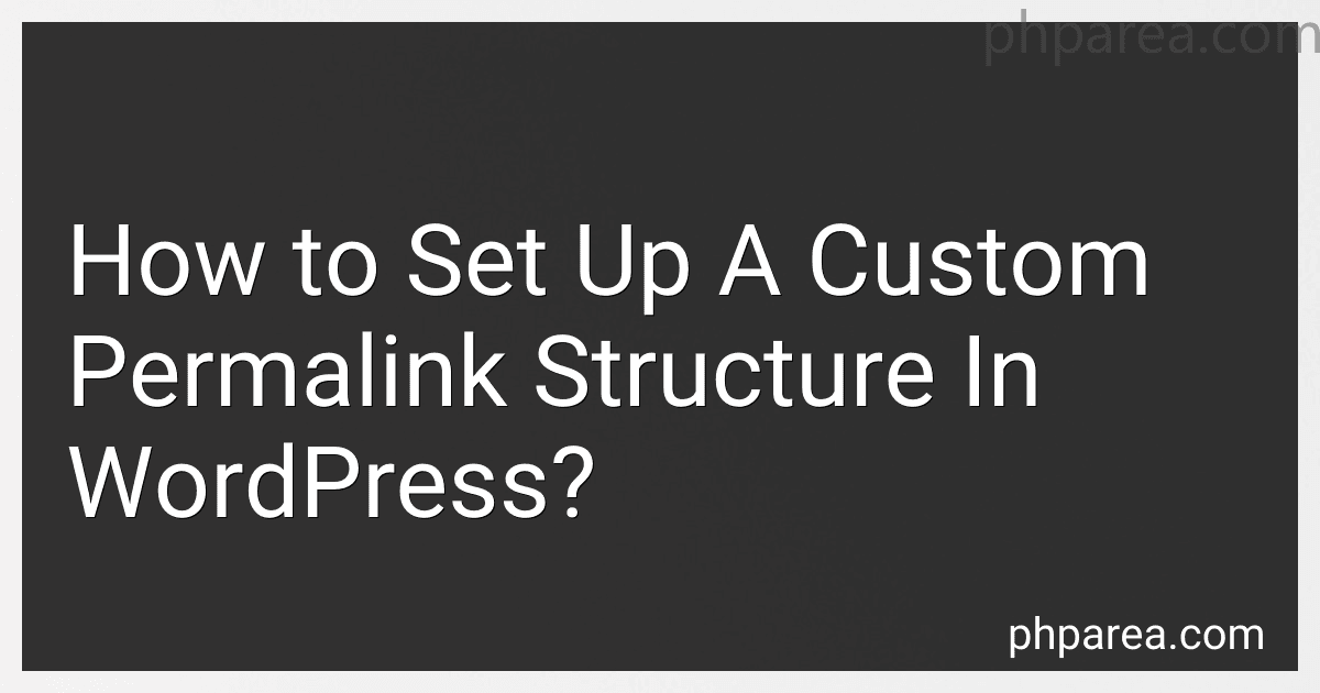 How to Set Up A Custom Permalink Structure In WordPress? image