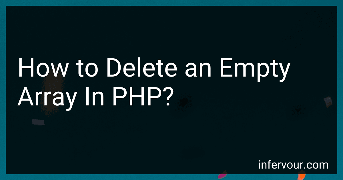How to Delete an Empty Array In PHP? image