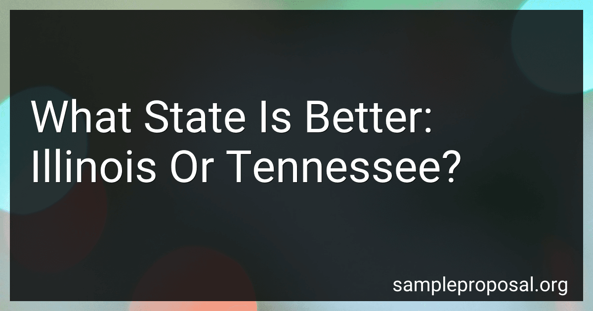 What State Is Better: Illinois Or Tennessee? image