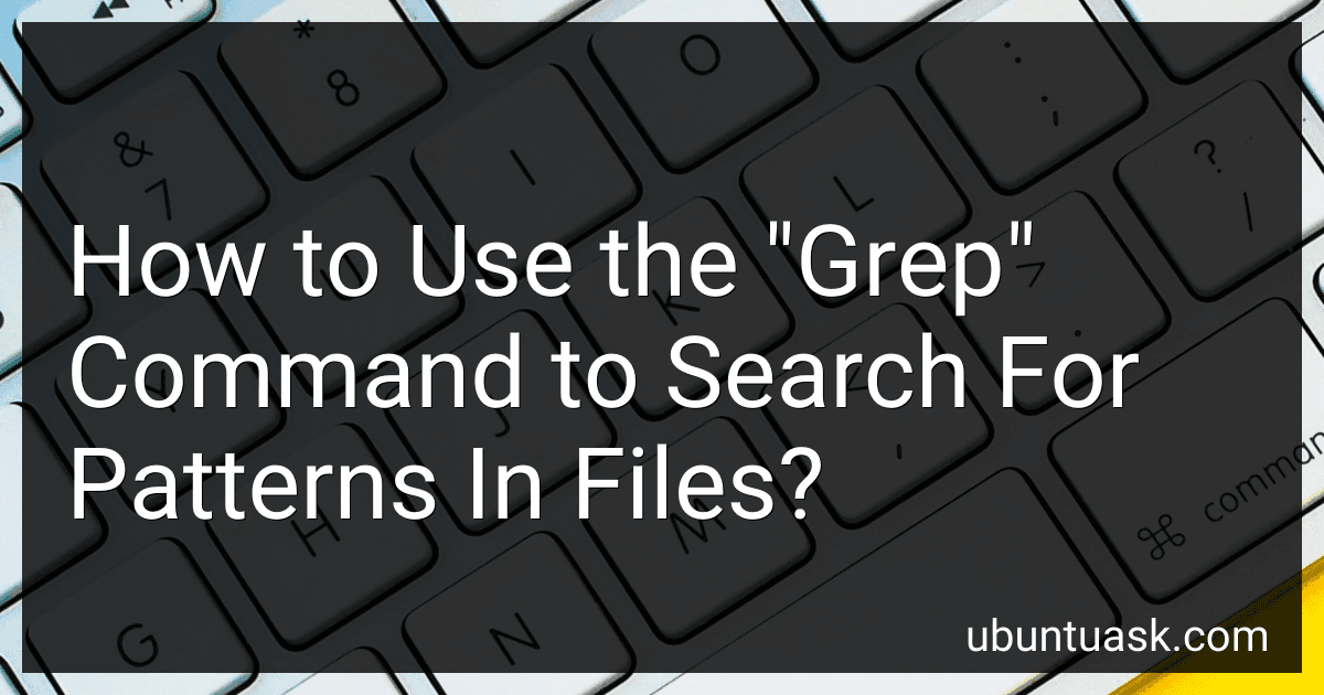 How to Use the "Grep" Command to Search For Patterns In Files? image