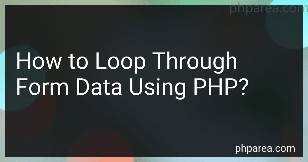 How to Loop Through Form Data Using PHP? image