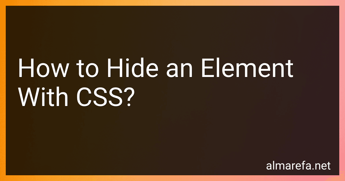 How to Hide an Element With CSS? image