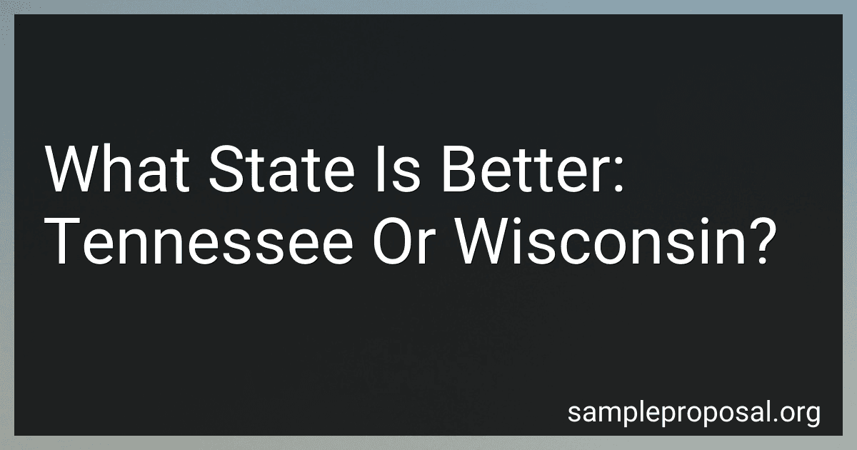 What State Is Better: Tennessee Or Wisconsin? image