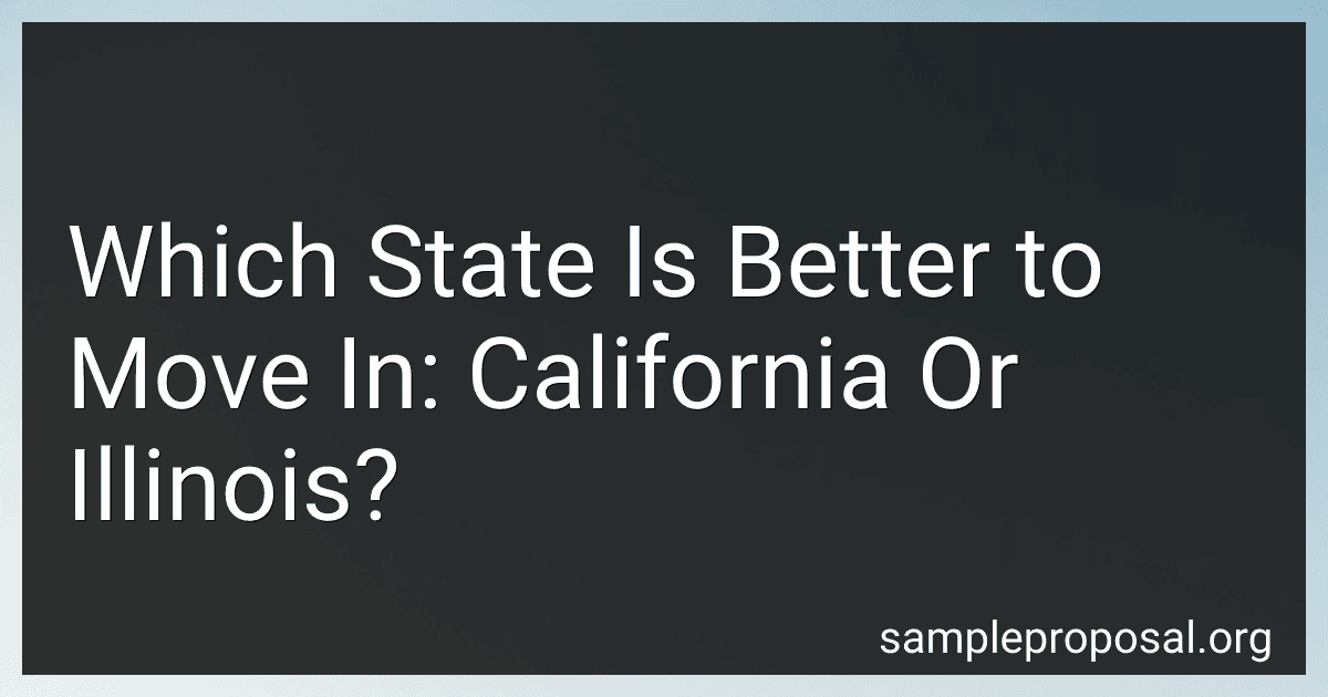 Which State Is Better to Move In: California Or Illinois? image