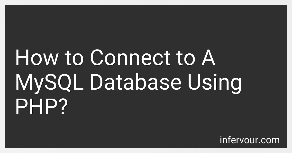 How to Connect to A MySQL Database Using PHP? image