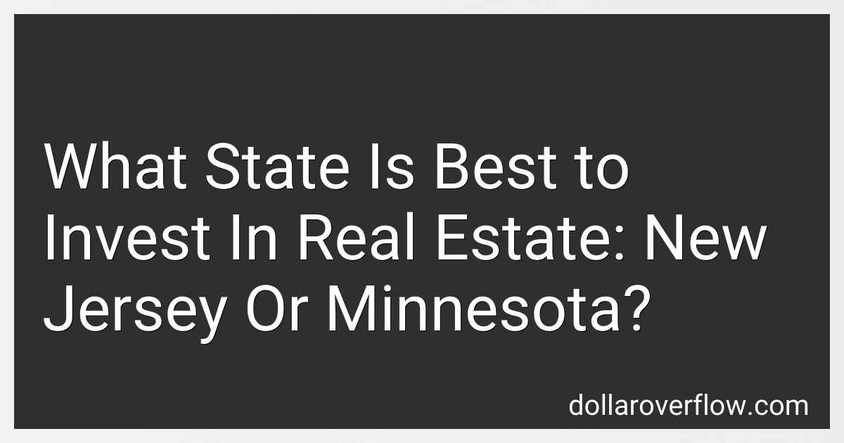 What State Is Best to Invest In Real Estate: New Jersey Or Minnesota? image