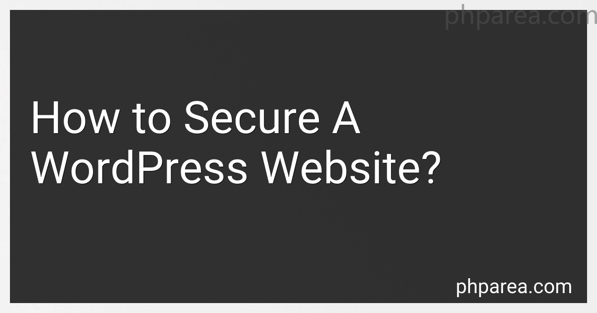 How to Secure A WordPress Website? image