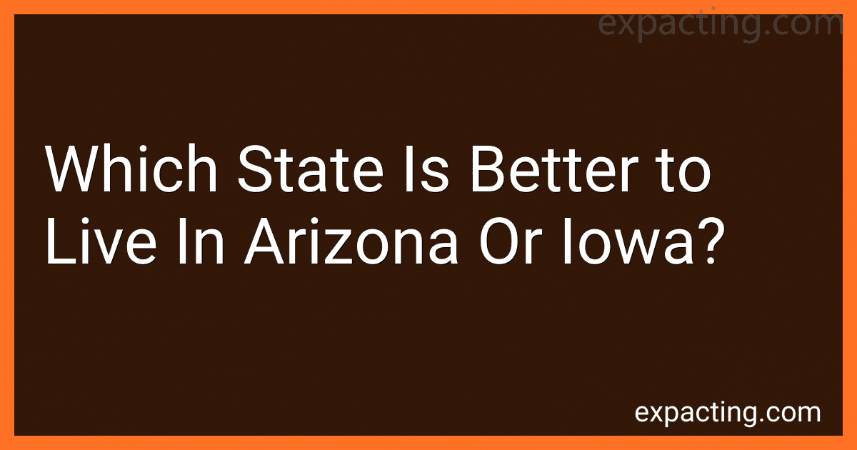 Which State Is Better to Live In Arizona Or Iowa? preview