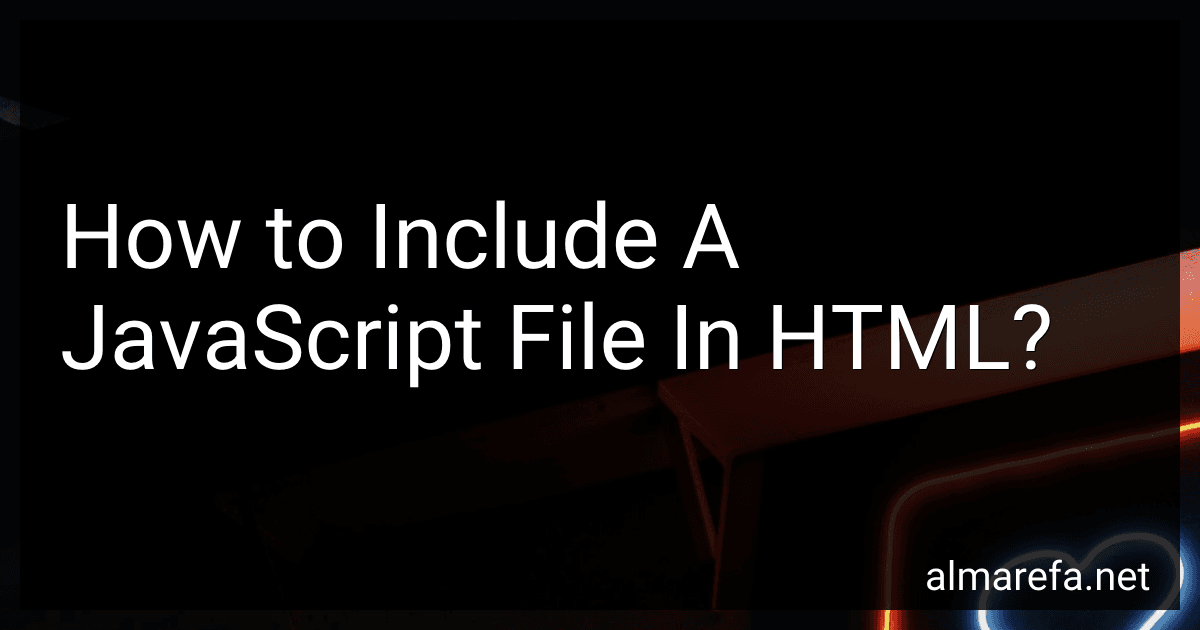 How to Include A JavaScript File In HTML? image