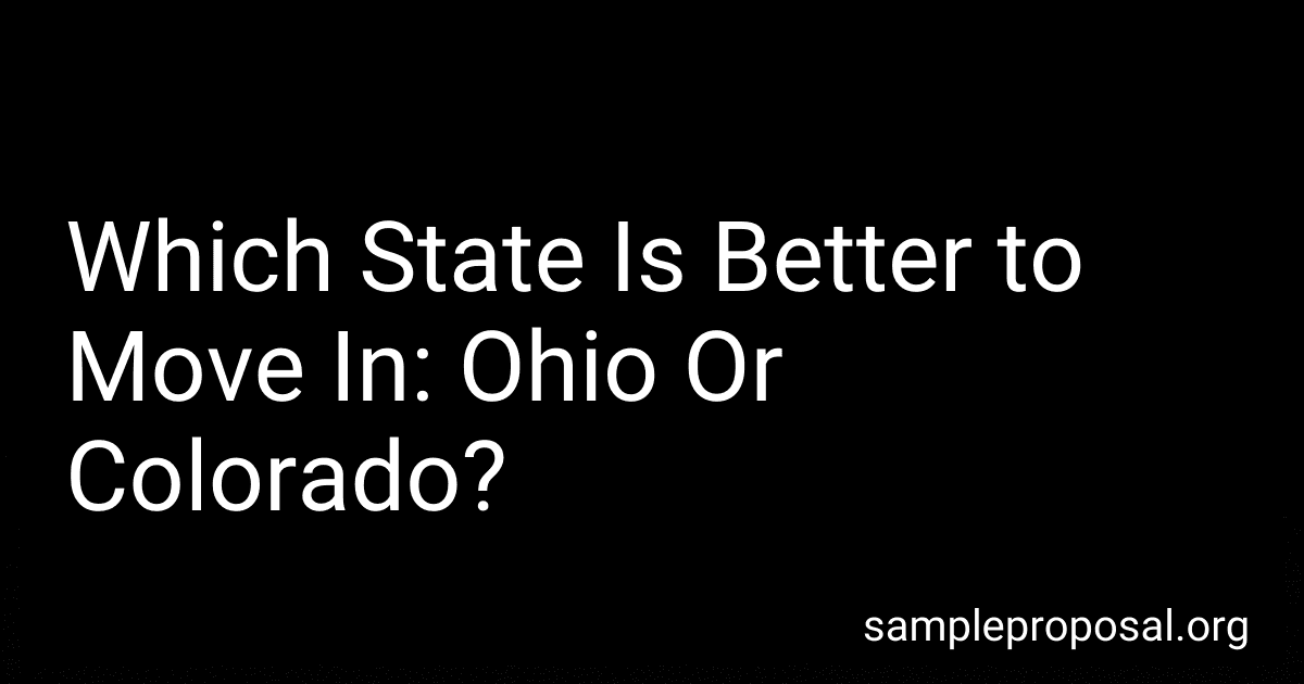 Which State Is Better to Move In: Ohio Or Colorado? image