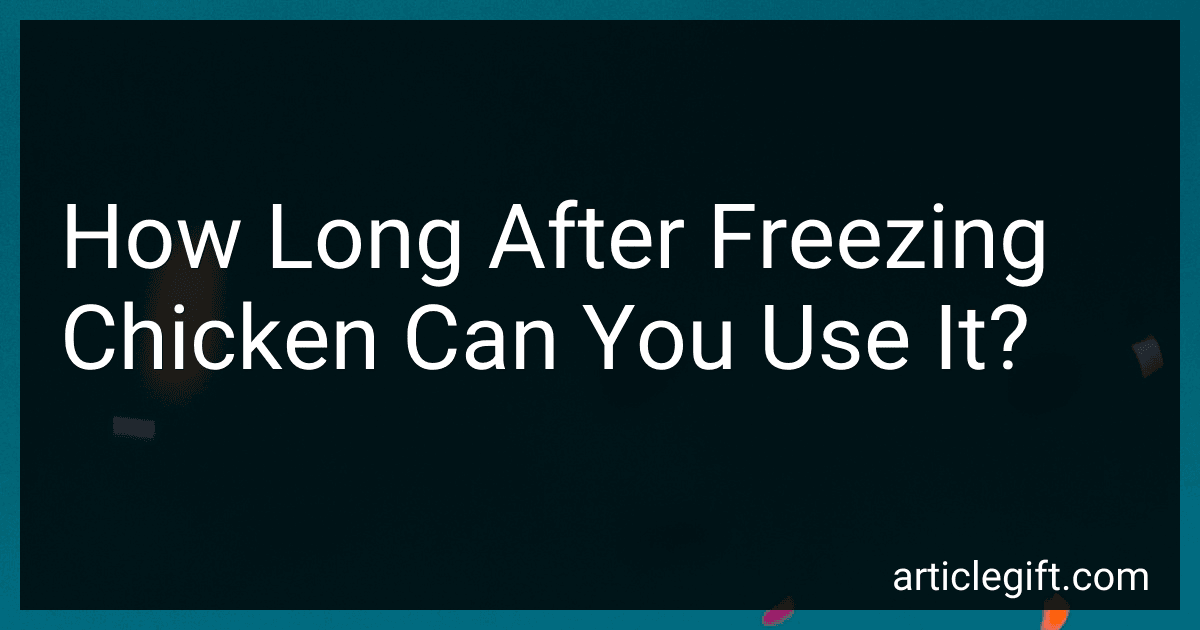 How Long After Freezing Chicken Can You Use It? image