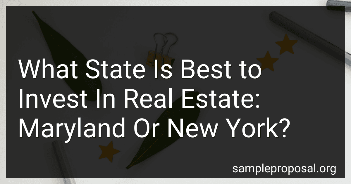 What State Is Best to Invest In Real Estate: Maryland Or New York? image