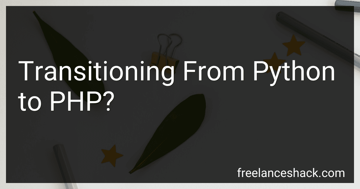 Transitioning From Python to PHP? image