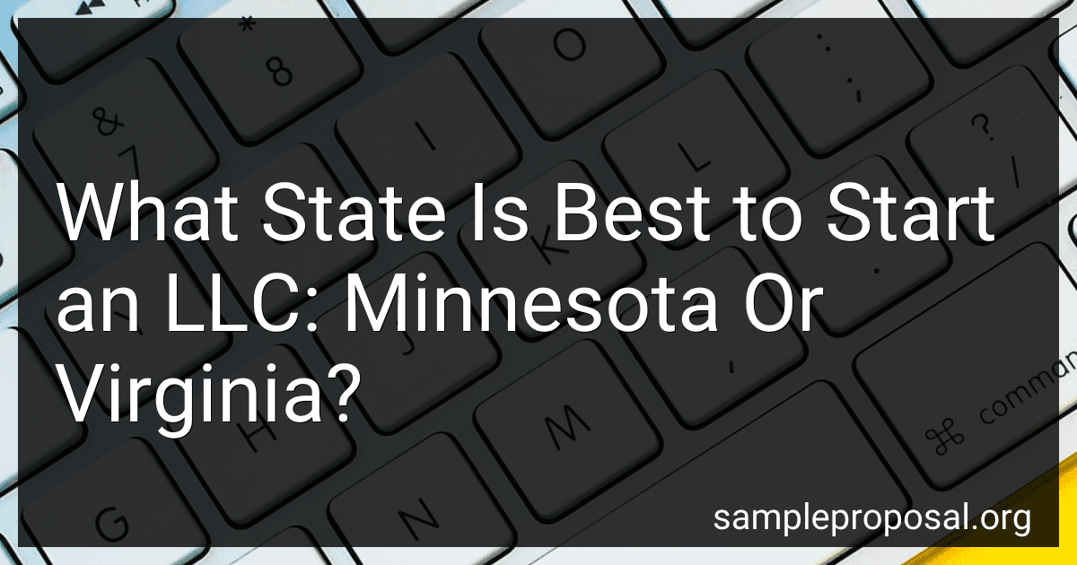 What State Is Best to Start an LLC: Minnesota Or Virginia? image