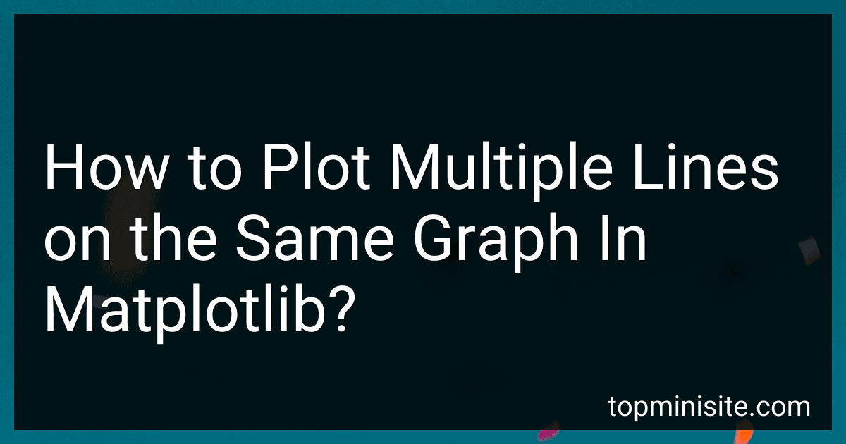 How to Plot Multiple Lines on the Same Graph In Matplotlib? image