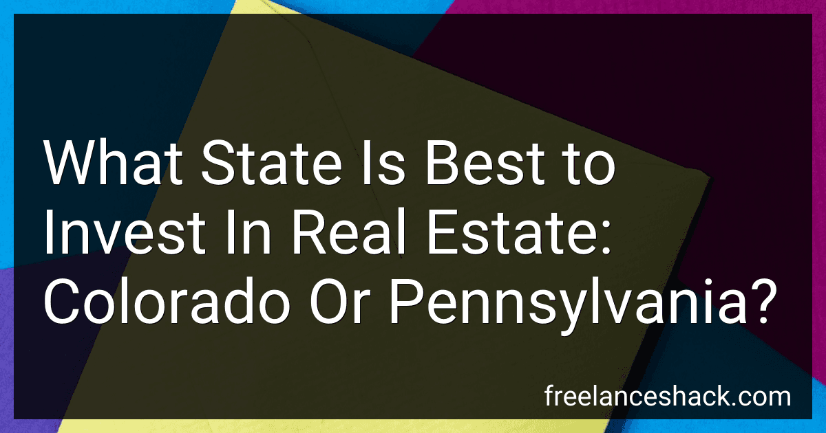 What State Is Best to Invest In Real Estate: Colorado Or Pennsylvania? image