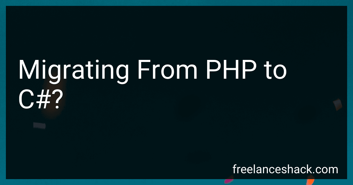 Migrating From PHP to C#? image