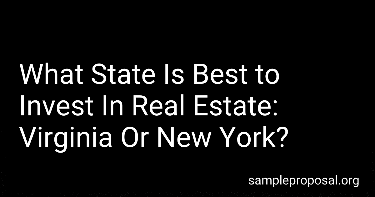What State Is Best to Invest In Real Estate: Virginia Or New York? image