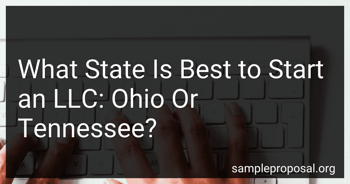 What State Is Best to Start an LLC: Ohio Or Tennessee? image