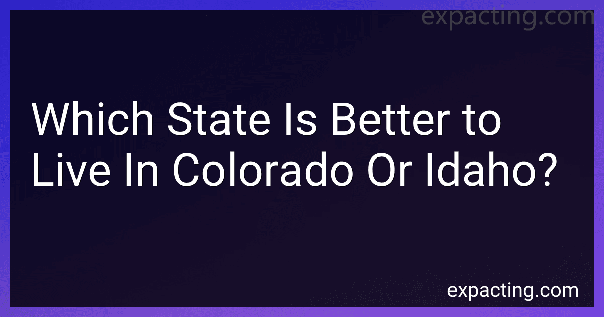 Which State Is Better to Live In Colorado Or Idaho? image