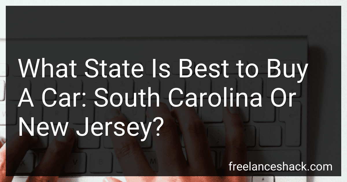 What State Is Best to Buy A Car: South Carolina Or New Jersey? image