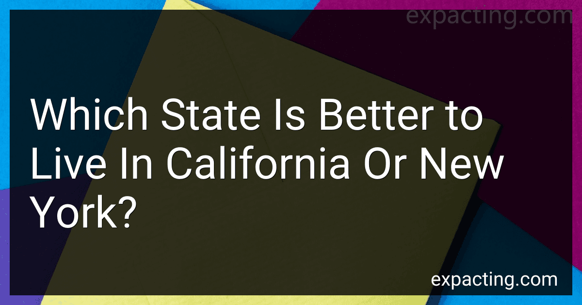 Which State Is Better to Live In California Or New York? image