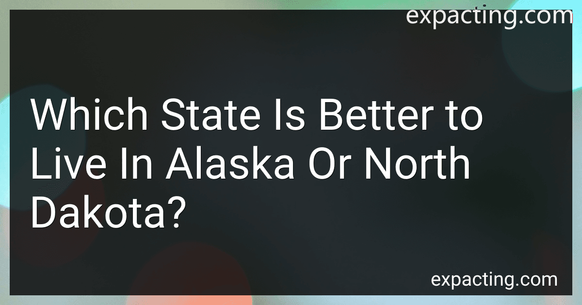 Which State Is Better to Live In Alaska Or North Dakota? image