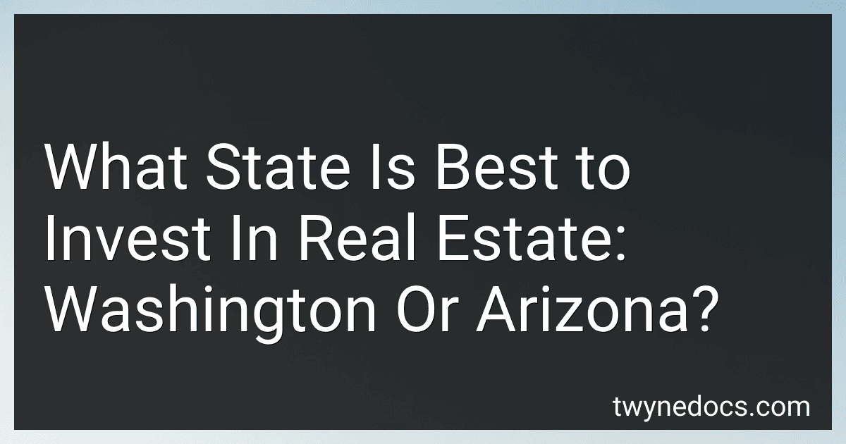 What State Is Best to Invest In Real Estate: Washington Or Arizona? image
