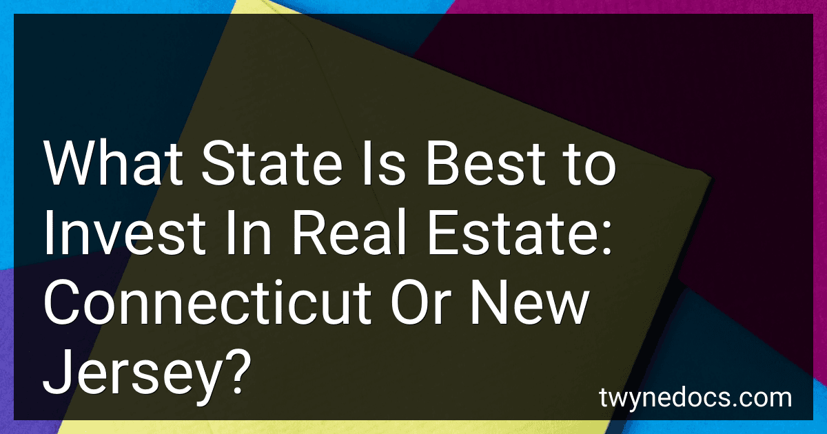 What State Is Best to Invest In Real Estate: Connecticut Or New Jersey? image