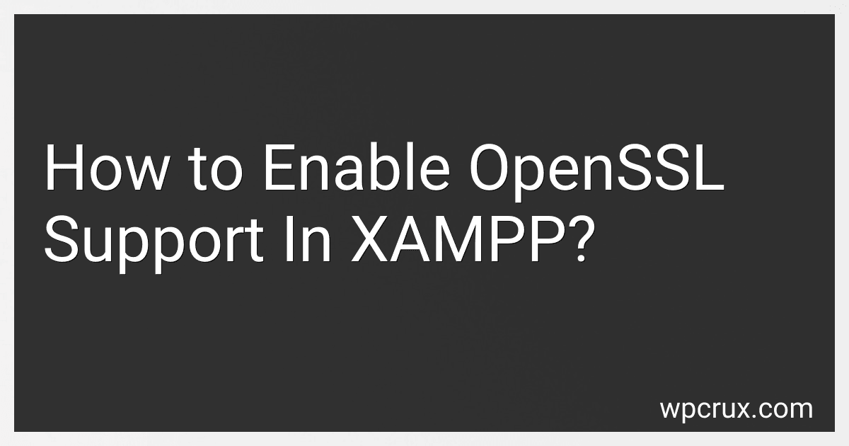 How to Enable OpenSSL Support In XAMPP? image