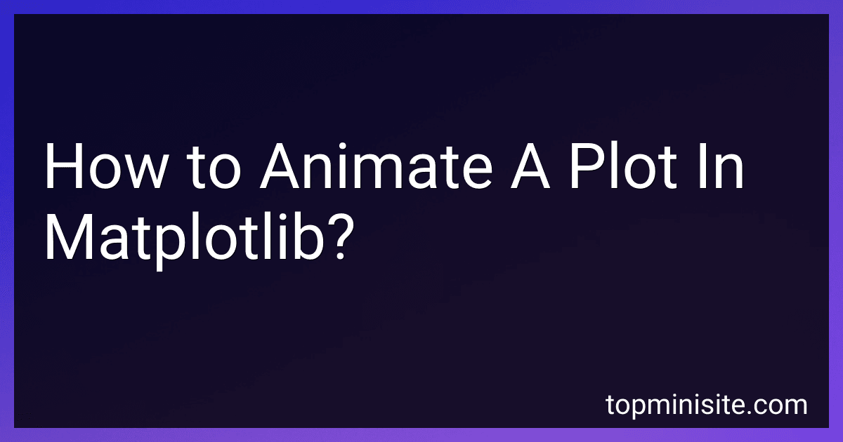 How to Animate A Plot In Matplotlib? image