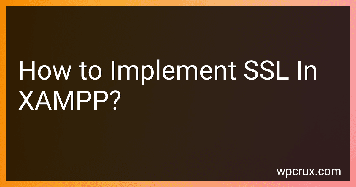 How to Implement SSL In XAMPP? image