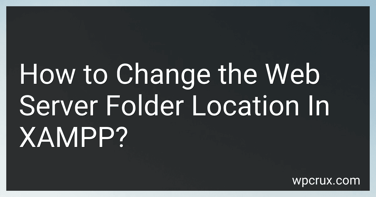 How to Change the Web Server Folder Location In XAMPP? image