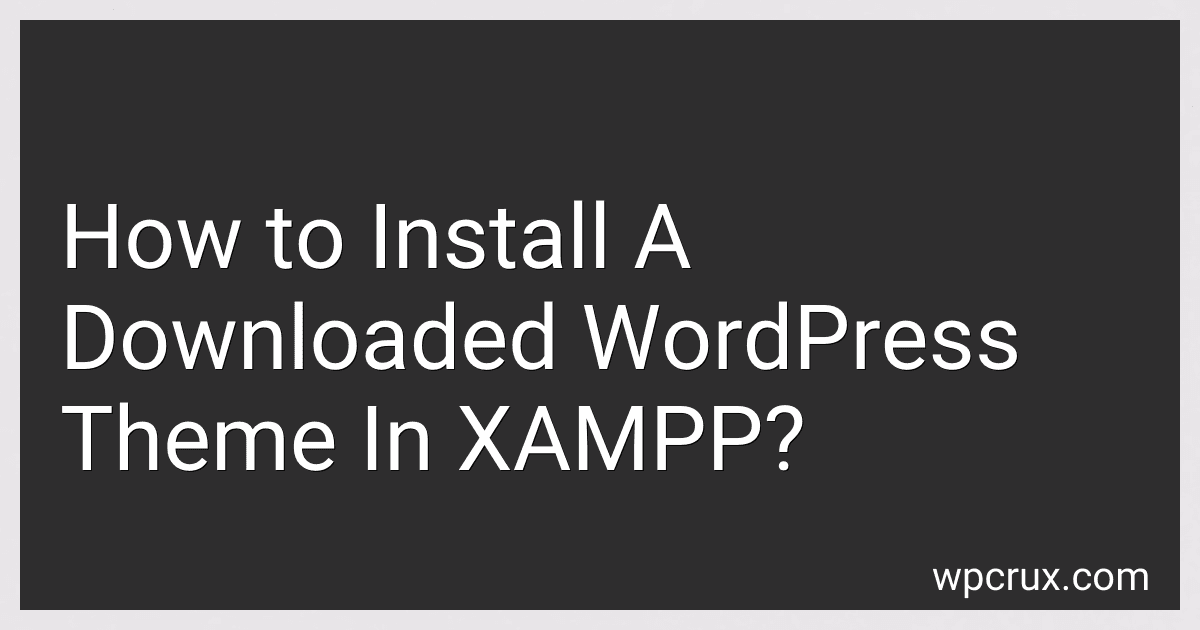 How to Install A Downloaded WordPress Theme In XAMPP? image