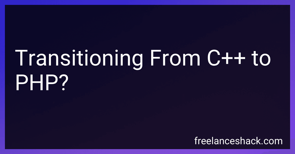 Transitioning From C++ to PHP? preview