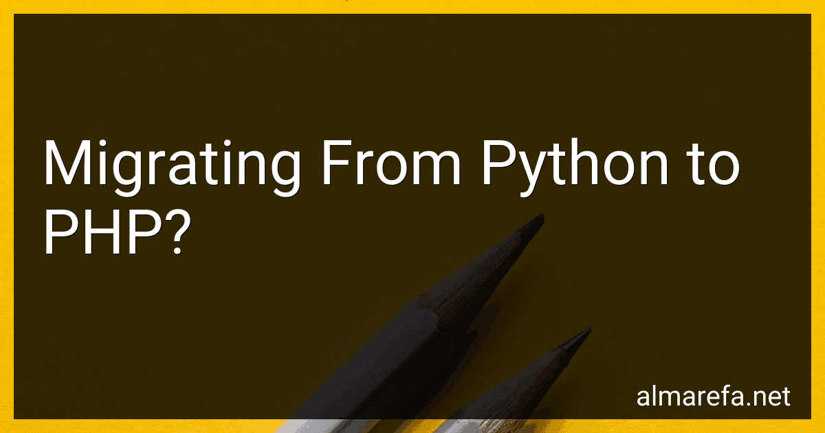 Migrating From Python to PHP? image