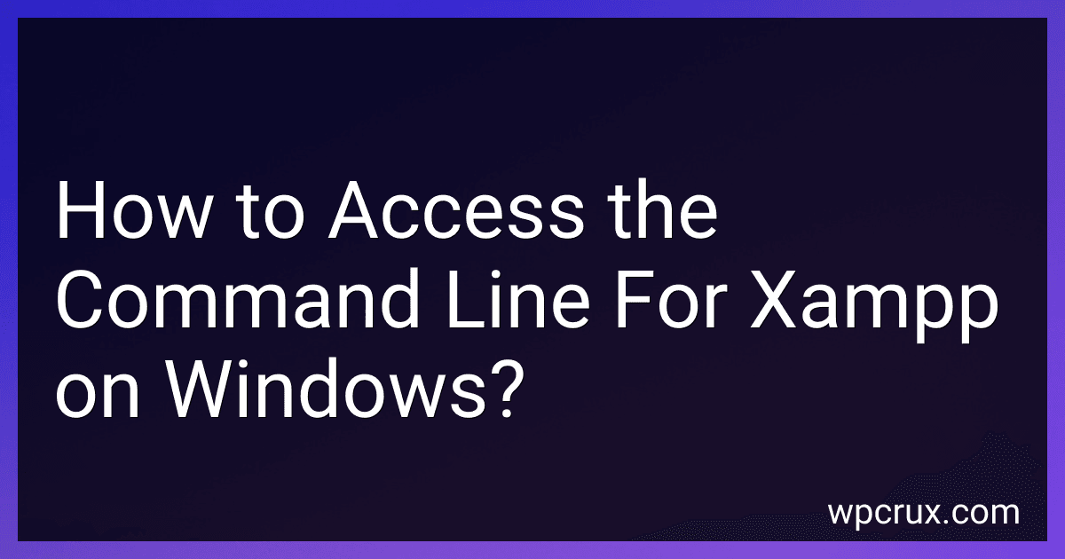 How to Access the Command Line For Xampp on Windows? image