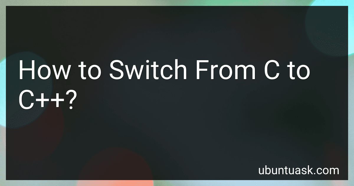 How to Switch From C to C++? image