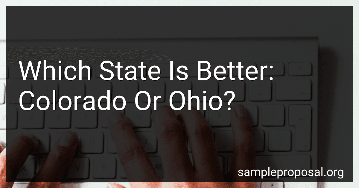 Which State Is Better: Colorado Or Ohio? image
