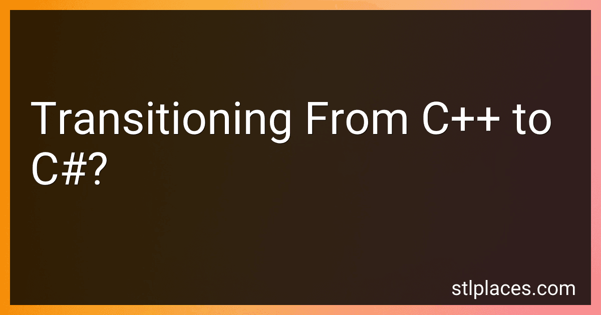 Transitioning From C++ to C#? image