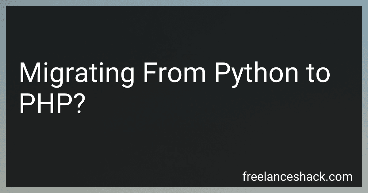 Migrating From Python to PHP? preview