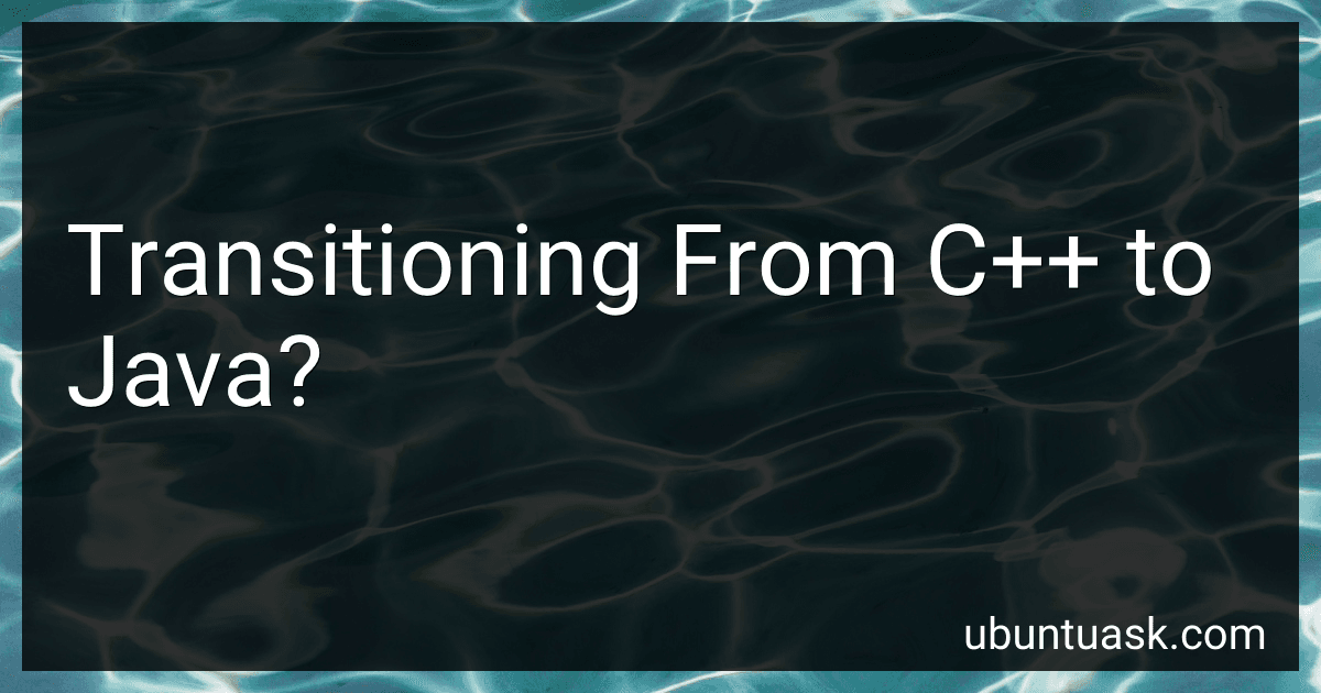 Transitioning From C++ to Java? image