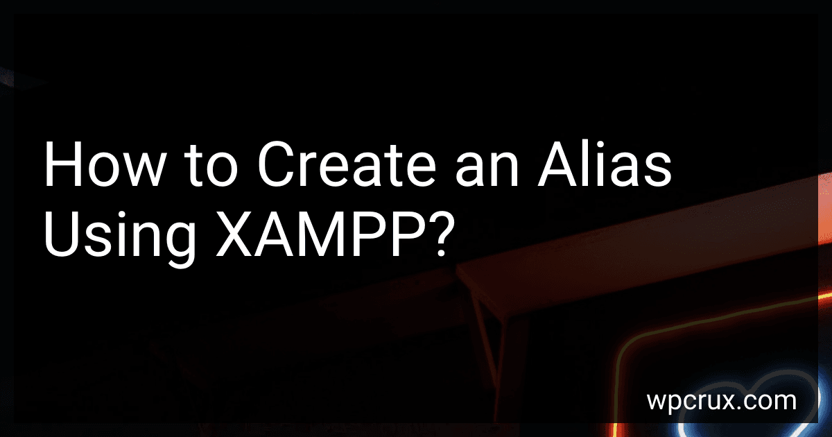 How to Create an Alias Using XAMPP? image