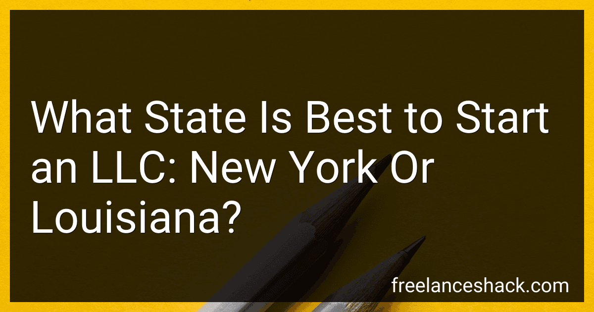 What State Is Best to Start an LLC: New York Or Louisiana? image