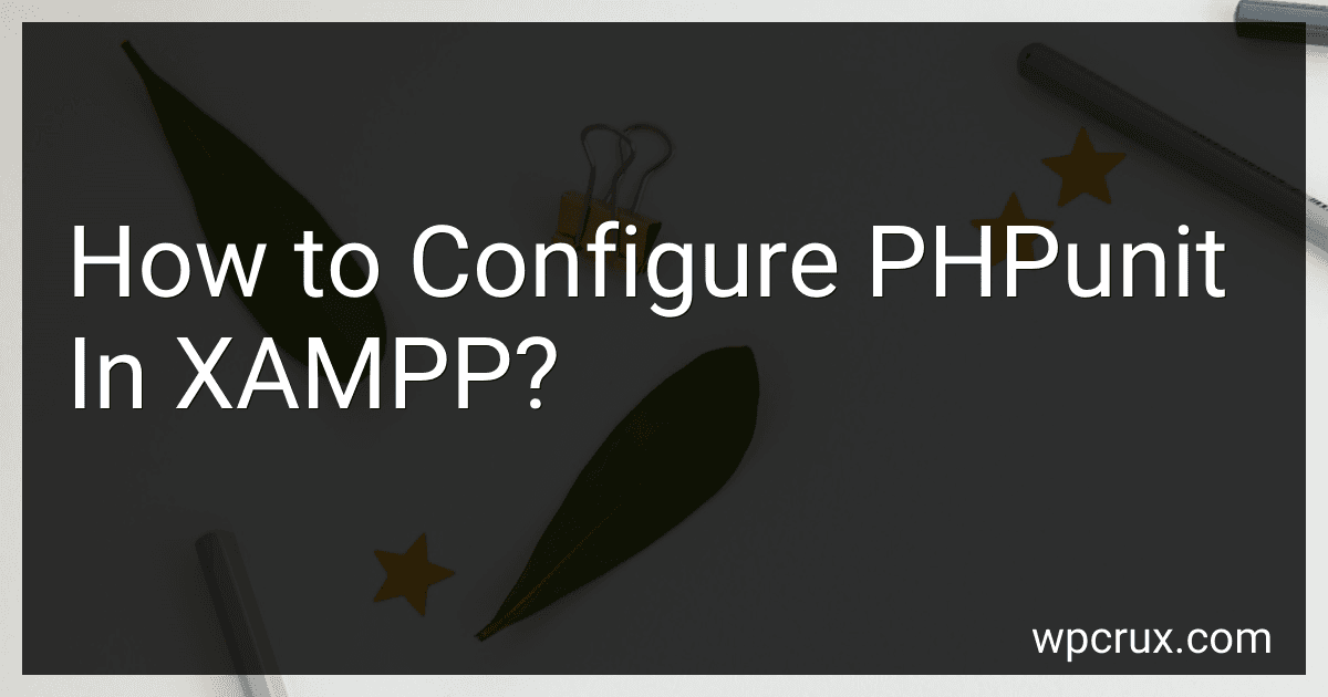 How to Configure PHPunit In XAMPP? image