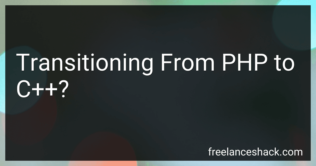 Transitioning From PHP to C++? image