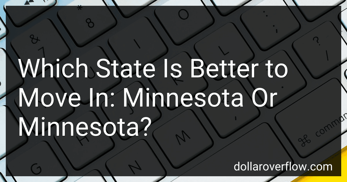 Which State Is Better to Move In: Minnesota Or Minnesota? image