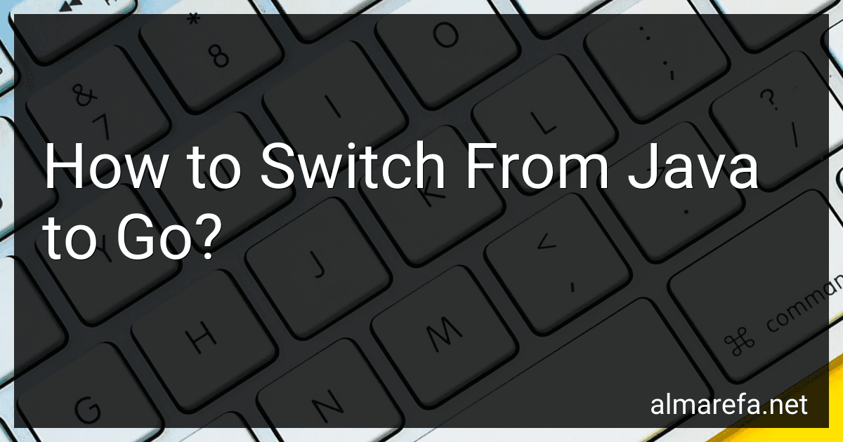How to Switch From Java to Go? image