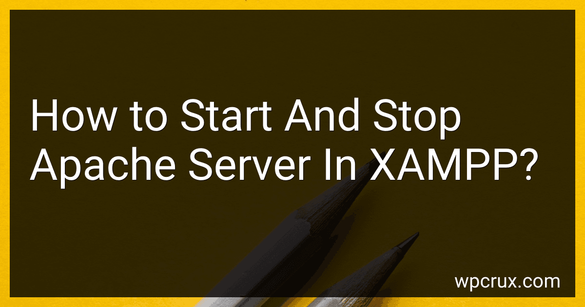 How to Start And Stop Apache Server In XAMPP? image